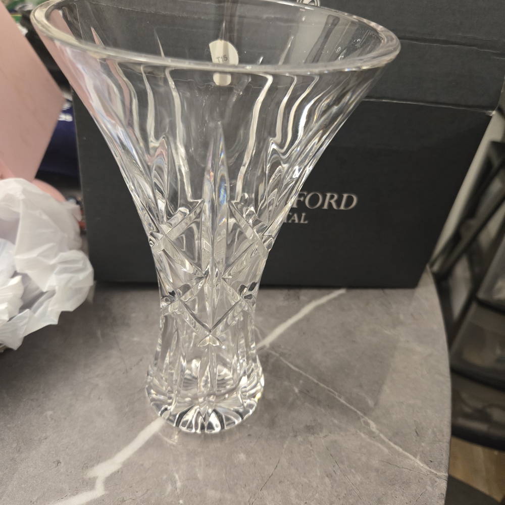 Waterford Crystal Vase - Clear Brilliance